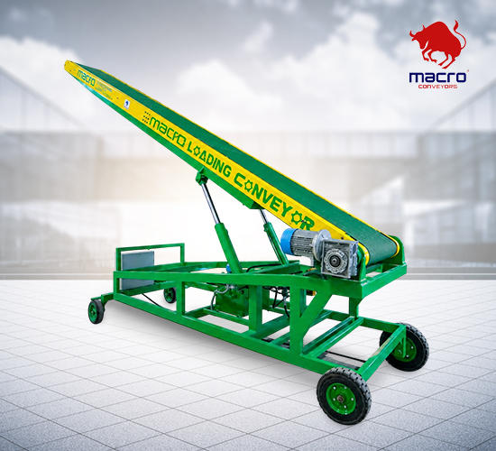 Loading and Unloading Conveyors for Rice Mill